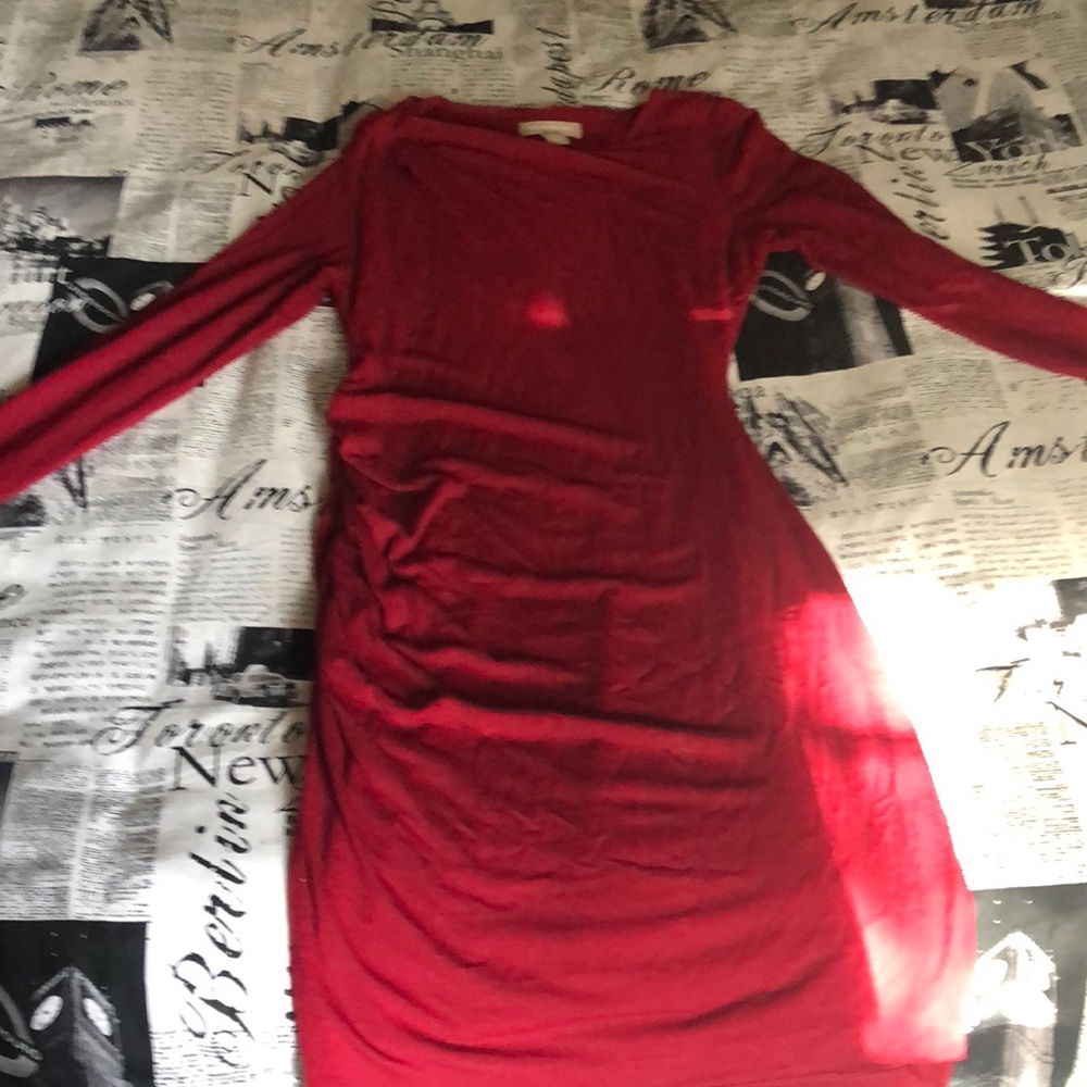 Banana Republic red dress